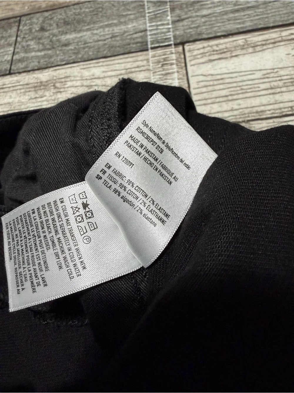 Rising Sun & Co The Slim Straight Jeans Men’s 30x28.5 Black Denim Stretch